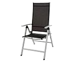 Siena Garden 820663 Klappsessel Parma, silber schwarz L 70 x B 60 x H 112 cm