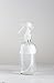 Apothecary Glass Mist Spray Bottle with Clear Mist Nozzle