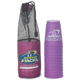 Speed Stacks Competition Cups Purple with Purple Bag