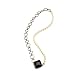 Pearl and Chain Necklace in Pearl