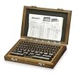 Westward 2YNK9 Gage Block Set, Grade 0, 81 Pc, Rectangular