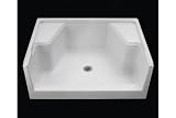 Sterling 62031100-0 Advantage Shower Receptor Only Alcove 48 x 34 White