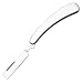 Polished Razor Folding Knife Plain Large