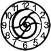 Giant 47.5 Inch Diameter Hand-crafted Tower Wall Clock (arabic Numerals, Optical Swirl Style)