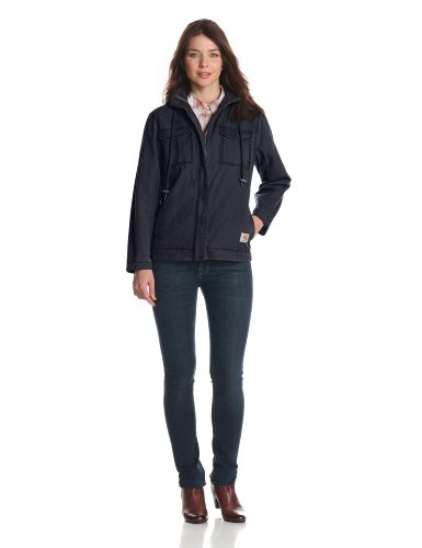Low Price !! for Carhartt Women's Fargo Hooded Jacket, Coal, Medium