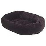 Bowsers Microvelvet Donut Dog Bed - Eggplant/XL