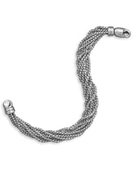 8" Oxidized Multistrand Box Chain Bracelet