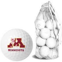 Minnesota Golden Gophers 15 Golf Ball Clear Pack