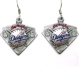MLB Los Angeles Dodgers Cast Dangle Earrings