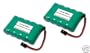 2 pcs 6V 2500mAh NiMH Battery Receiver Packs with Hitec Connector for RC Aircrafts