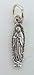 Mini Charm Bracelet Catholic Petite Medal Silver title=
