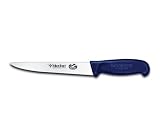 R H. Forschner by Victorinox 7-Inch Boning and Sticking Knife, Blue Fibrox Handle with Microban