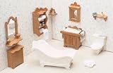 Greenleaf Dollhouse Furniture Kit Bathroom 72G-04; 2 Items/Order