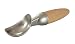 KitchenArt Apex Ice Cream Scoop, Satin Silver/Maple