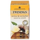 Brand New. Twinings Infusion Tea Bags Individually-wrapped Lemon and Ginger Ref A01202 [Pack 20]
