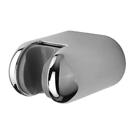 LUXURY CHROME SHOWER HEAD HOLDER FIXED LARGE BORE HOSE