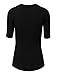 NE PEOPLE Women's 3/4 Elbow Half Length Sleeve V-Neck line T-Shirt (S-3XL)