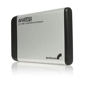 StarTech SAT2510U2 InfoSafe 2.5-Inch USB/SATA Hard Drive Enclosure