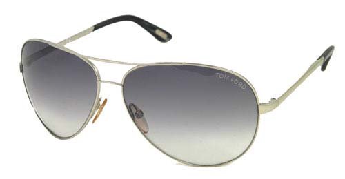 AUTHENTIC TOM FORD SUNGLASSES FT0035 CHARLES SILVER TF 35 753
