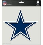 Dallas Cowboys 8x8 COLOR Die Cut Window Cling