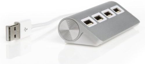 JANKO (TM) Universal High Speed 4-Port Aluminum USB Hub for iMac, MacBook Pro (USB 2.0)