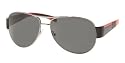 AUTHENTIC PRADA SPS51H SPS 51H 5AV1A1 5AV-1A1 GUNMETAL FRAME GREY LENS 59/14/135 SUNGLASSES SHADES