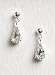 Single Diamante 'Tear' Drop Earrings (E13)