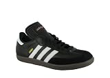 adidas Men's Samba Classic Soccer Shoe,Black/White,7.5 M