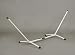 Small Brazilian Hammock Stand - White