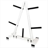 CAP Barbell Standard Plate Rack, Black and White