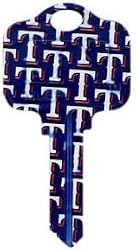 Texas Rangers Kwikset KW1 House Key
