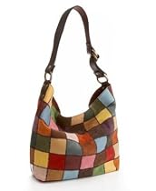 Lucky Brand Jeans Handbag, Patchwork Hobo, Medium