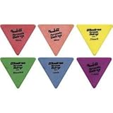 D'Andrea 55 Triangle Delrex Delrin Guitar Picks One Dozen, Blue 1.0MM