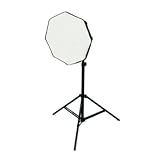 Walimex Daylight Set 250 Studioset (250 Watt Daylight, Octagon Softbox 55 cm und Lampenstativ)