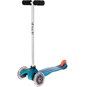 Mini Kick Scooter AQUA, for Kids Ages 3-5. Winner of the Oppenheim Toy Portfolio Gold and... by Kickboard USA, micro