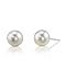 7.5-8.0mm White Akoya Pearl Stud Earrings in 14K Gold
