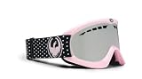 Dragon DX Women's Snow Goggles - Pink Polka Frame / Ionized Lens / Pink Polka Strap