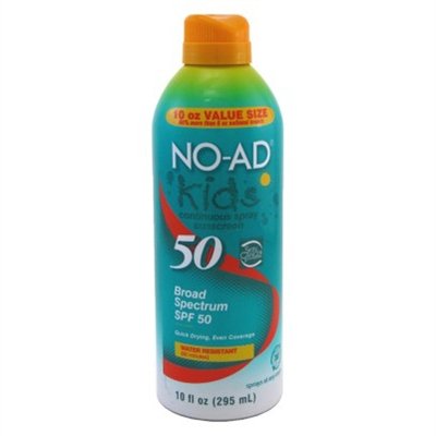 No-Ad Spf#50 Continuous Spray Kids 10oz
