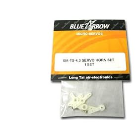 Blue Arrow 4.3 Gram Micro Servo Horn Set from JR Control Systems