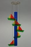Goose Rocks Designs Sailboats Handcrafted Stained Glass Wind Chime