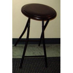 Click here to buy Central Park Products Black Folding Bar Stool 24 by Central Park Products.