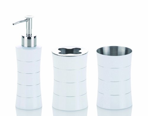 Kela 390102 Badset Amina 3-teilig - Becher, Seifenspender, Zahnb&uuml;rstenhalter Preisvergleich