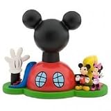 Disney Mickey Mouse Clubhouse Bank / Play Set with Mickey & Minnie Figures