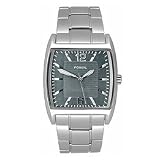Fossil Mens Strap Dress Watch - Gunmetal Dial by Fossil