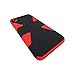HTC Desire 626s Case, ATUS® Heavy Duty Tuff Shield Hybrid Hard Case Silicone Skin Cover + Stylus Pen (BLACK/RED)