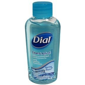 Dial Travel Size Spring Water Body Wash