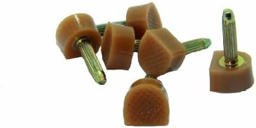 Heel Tip Replacement repair shoe 5 (pairs) 9 mm brown