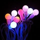 Christmas Lights UL0926WM Twinkle LED Globe Multi-Color Light Set