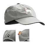 Baseball Cap with German Shepherd White Profile