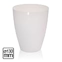 Blumentopf weiss Orchideen Topf h-165 Fensterbanktopf &oslash;133 Zimmerpflanzen